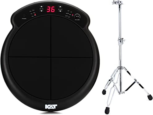 KAT Percussion KTMP1 Multipad Drum and Percussion Pad Bundle with 6713E 6700 Series Electronics Mounting Stand