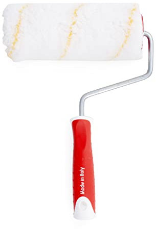 Pennellificio 2000 | Rullo Professionale per Muri Ruvidi, in Poliammide, Superfici Ruvide, Idropitture e Pitture Minerali, Larghezza 20 cm – Made in Italy