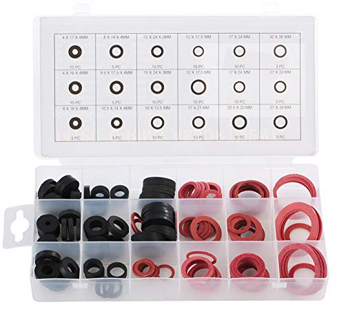 Krantätning, 141 St VVS-bricka NBR O Ringtätning VVS-packning Gummitätningsbricka Sortimentssats, Spiralgängade Insatser