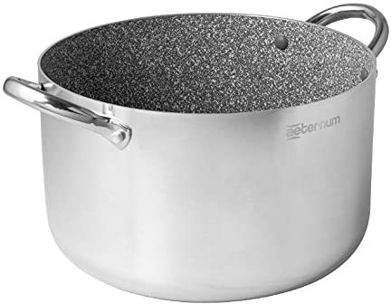 Aeternum Bialetti Antihaft-Aluminium-Kochtopf Großfamilie Deluxe-Familie 28 cm