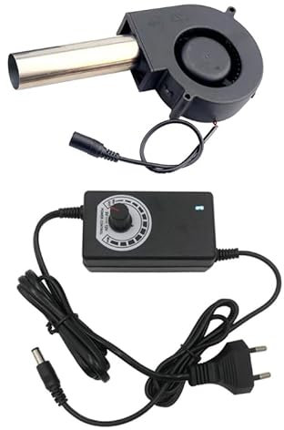 Ventilador Barbacoa Para Cocinar Con Enchufe UU./UE Soplador Carbón Portátil Para Barbacoa Soplador Para Barbacoa Camping Ventilador Eléctrico