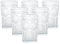 simpa Lucente Vintage Embossed Highball Drinking Glasses 380ml Set of 6
