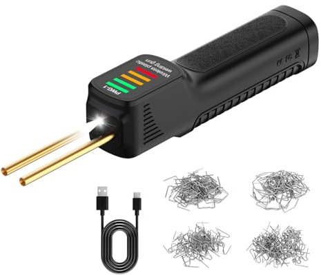 Kit de soldadura de parachoques de coche,Kit de soldadura de grapadora | Kit de reparación de grapadora caliente inalámbrica recargable - Herramientas de reparación multiusos, kit de reparación