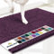 Muddy Mat® Original Dog Door Mat for Muddy Paws, Super Absorbent Microfiber, Non-Slip Washable Pet Rug, Quick Dry Chenille Entryway Carpet, Machine Washable Indoor Outdoor mat, Dark Purple 18x28