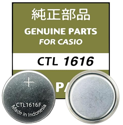 Abtter Replacement Battery for Casio Solar Powered Watches - Compatible with Panasonic CTL1616, CTL1616F, and Part Numbers 10065657, 10291127, 10382262, 10175828, 94806704