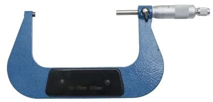 Micromètre, Micromètre extérieur 0,01 mm Appareil de mesure micrométrique Jauges mécaniques Outils de précision micrométriques, Outil de mesure précis(125-150mm)