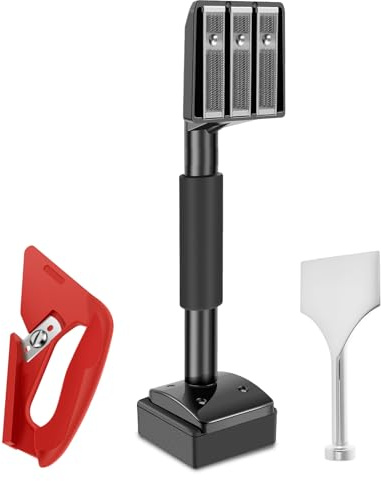 Kit tensor de moqueta ajustable con herramienta de recortador de moqueta + recortadora de moqueta Herramienta de instalación de alfombras esenciales