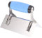 External Corner Trowel, Stainless Steel Corner Plaster Trowel, 90 Degree Right Angle External Corner Tool for Wall Floor Projects, with Rubber, Tools