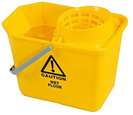 Mop Bucket Wringer 15Ltr Yellow SM15YL