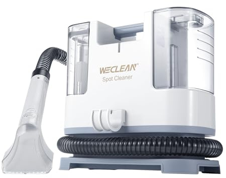 WECLEAN C1 Portable Extractor for Couch and Carpet Cleaner Upholstery Cleaner 400W Motor 9Kpa for Deep Cleaning