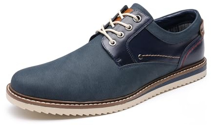 Bruno Marc Zapatos Cordones Zapatillas Casual Hombre,Size 41,Azul
