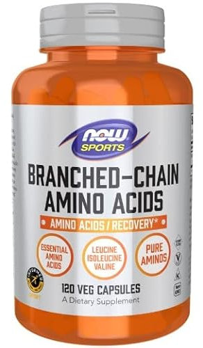 Now Foods BCAA (Amino Acids) 120 capsules végétaliennes acides aminés à chaîne ramifiée