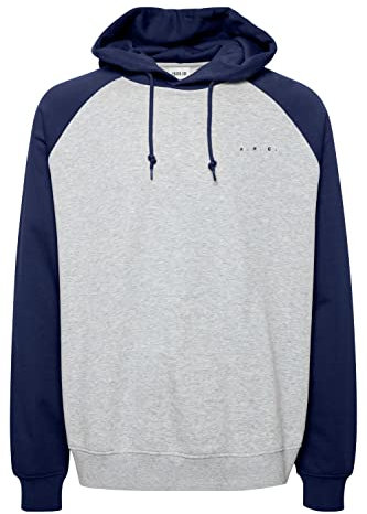 !Solid SDEldrid Herren Sweatshirt Kapuzenpullover Hoodie Pullover mit Kapuze Raglanärmel Känguru Tasche Oversize, Größe:L, Farbe:Medieval Blue (193933)