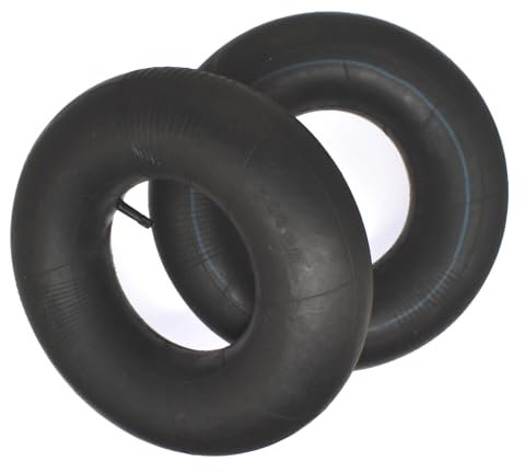 2x Schlauch Luftschlauch 15x6.00-6 mit geradem Ventilschaft TR13,Reifenschlauch für Aufsitzmäher Rasentraktor