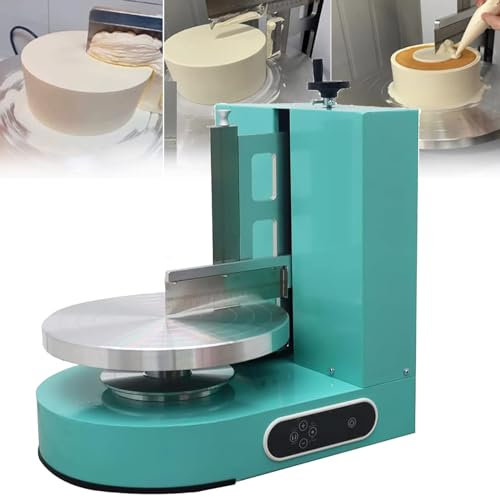 Herramientas para hornear pasteles de cumpleaños,Máquina esparcidora automática de recubrimiento de pasteles,Máquina de llenado para esparcir crema para pasteles de boda de cumpleaños,Green