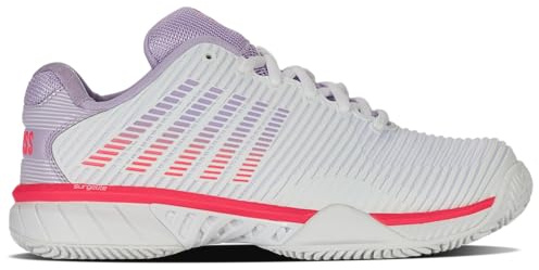 K-Swiss Femme Hypercourt Express 2 Chaussures de Tennis, Blanc Orchdptl Nblz, 42 EU