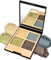 Palette Ombretti, 4 Ombretti Gotici, Color Oro, Verde, Blu, Glitterato, High Pigmented Natural Neutral Palette Con Specchio, Texture Vellutata, Lunga Durata, Occhi Trucchi Donna-05