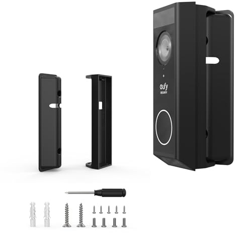 TIUIHU Verstellbare Eckhalterung (0-35 Grad) für eufy Security Video türklingel E340, Türklingel Winkelhalter Einstellbare Doorbell Montagehalterung Zubehör für eufy Video Doorbell E340