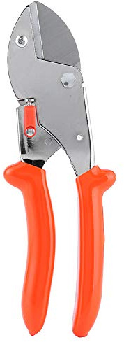 Cisailles de Jardinage, Sécateur à Lames en Acier SK5, 19,5 cm, Poignée Antidérapante - Précise et Confort, Sécurité avec Verrouillage, Idéal pour Taille Rosiers et Arbuste