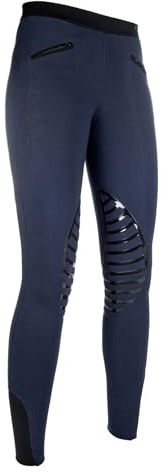 HKM SPORTS EQUIPMENT Unisex Hkm Reitleggings – stjärnljus – silikonkniebesatz byxor