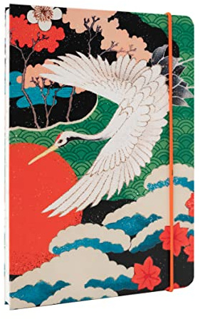 Kokonote Bullet Journal Dotted Japanese Kranich Notizblock A5 Notizbuch A5 Dotted Tagebuch mit Buchbindung - FSC zertifiziert
