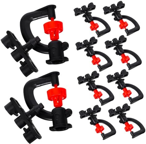 Kisangel Arroseur Gicleur 30 Pièces Micro Arroseur Pour Jardin Buse De D'arrosage Buse D'arrosage Rotative à 360 Degrés Micro Asperseur Connecteur Pomme De Micro-arroseur