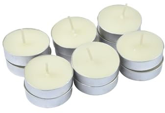 Homéa, Set de 12 Bougies Chauffe-Plat Essentiel Parfum Jasmin