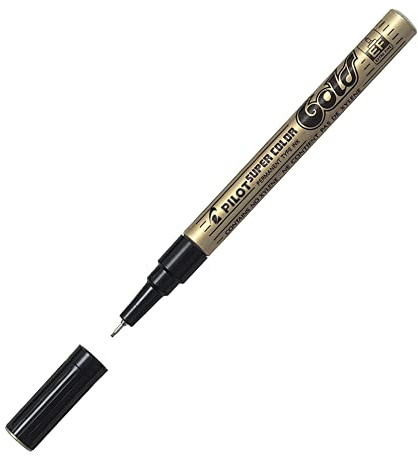 Pilot Super Color Marker extra fein 12 Stück golden