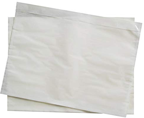 Netuno 500 transparente selbstklebende Lieferscheintaschen DIN C5 24 x 18,1 cm Dokumententaschen für Begleitpapiere Garantiekarten Lieferscheine Dokumente Rechnungen Rechnungstaschen Pakettaschen