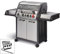 Enders Gasgrill MONROE PRO 4 SIK - Grill Set inkl. Fleischthermometer - BBQ Gasgrill 4 Brenner Edelstahl - Seitenkocher, Turbo Zone f. scharfes Anbraten, optimale Hitze, einfach reinigen - Gas Griller