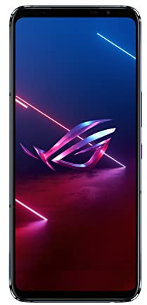 ASUS ROG5S Gaming Smartphone 6.78 Inch 144Hz AMOLED Display, SIM Free Android Mobile Phone Black, (UK Version)