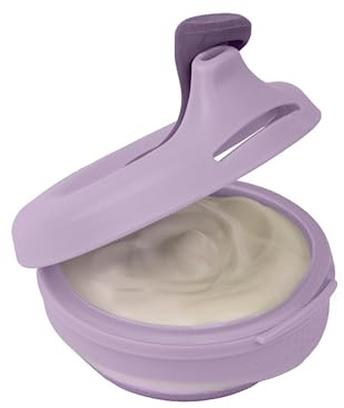 b.box Fill + Feed | Reusable Baby & Toddler Food Pouch | Silicone Pouch, Plastic Lid | Dishwasher & Microwave Safe | BPA Free | From 4m+ | 110ml/3.7