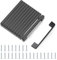 Luabue 12 Piezas Tiradores Cocina Negro 96mm Tiradores Armarios Tiradores Cajones con Tornillos Tiradores de Muebles para Cajones Cocina Gabinetes Aparador