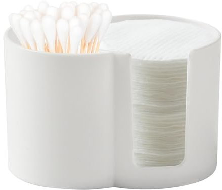 Supporto per batuffolo di cotone, contenitore per batuffolo di cotone, dispenser Qtip, dispenser per tamponi di cotone, supporto per tamponi di cotone, supporto per filo interdentale per tamponi di