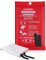 KANHIRO Emergency Fire Blanket for Kitchen - 1m X 1m Quick Unfolding TUV Kitemarked Fiberglass Flame Retardant Large Fire Blankets for Home, School, Office, Caravan, Fireplace (1 Pack)