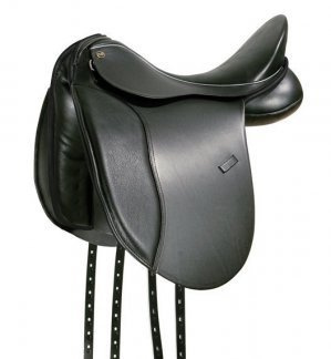 PFIFF Sella da Dressage Lovell, Nero 17,5 KW2