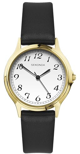 Sekonda Clarke Womens Analogue Watch 26mm dial | Mineral glass crystal, ion-plated case, Japanese quartz movement