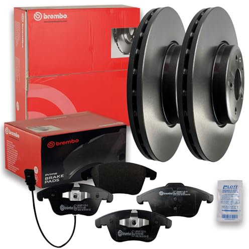 Original BREMBO Bremsscheiben + BREMBO Bremsbeläge Bremsbelagsatz Set vorne Vorderachse