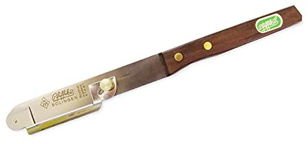 SCHULZ - Für den Menschen & sein Haus! - Pfiffikus Spargelmesser mit Holzgriff- Solingen rostfrei