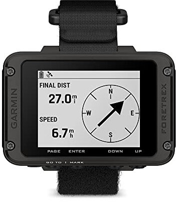 Garmin Foretrex 801, Wrist-Mounted GPS Navigation with Strap, Upgraded Multi-Band GNSS, Longer Battery Life