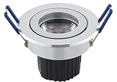 LED Downlight Modul ARGENT, 9W, 550lm, 2000-2800K, 36°, dimmbar, Alu gebürstet