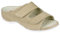 Berkemann Damen Berkoflex Pantolette Rindsleder medium Fußbett: herausnehmbar 8,5 mattbraun Nubuk/Strukturnubuk