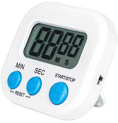 Kitchen Timers for Cooking and Baking with Big Digital Numbers and Loud Alarm Used in Cooking, Classroom, and Office.