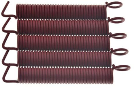 KAISH Uppsättning av 5 premium Tremolo-fjädrar Tremolo bro spänningsfjäder för FR/ST/Strat Tremolos röd hög spänning