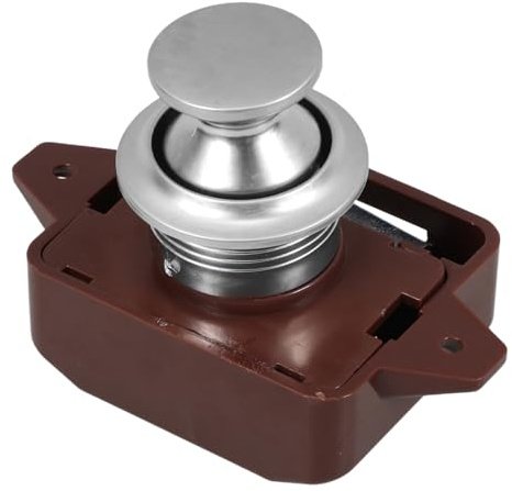 KONTONTY Rv Push Button Latch Per Camper Robusto Blocco Pulsante di Chiusura Installare Diverse Opzioni Di Colore Per Armadi E Porte