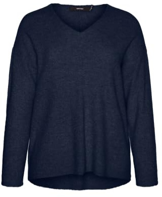 Vero Moda Ls V-Neck Vmccrewlefile Blouse Cur à col en V Femme