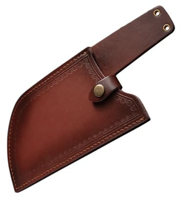 DOITOOL Vaina De Cuero Sintetico Para Cuchillos Funda Protectora De Cuero Estuche Para Guardar Cortadores Para Cuchillos De Cocina