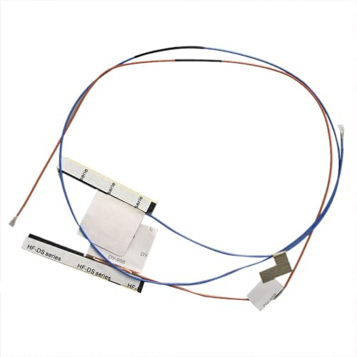 HSSDTECH WiFi-antenn för Lenovo ThinkPad T480 20L5 20L6 A485 20MU 20MV DC33001H710 DC33001H700 01YR494 01YR495 Flat Flex-kabel WiFi-antenn WLAN+WWAN