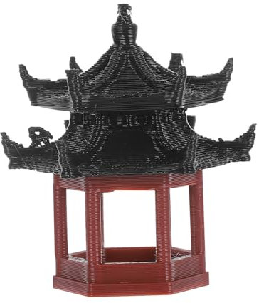 TOYANDONA Mini Statua Padiglione in Cinese Bonsai Piccolo Decorazione Per Acquario e Padiglione Micro Paesaggio