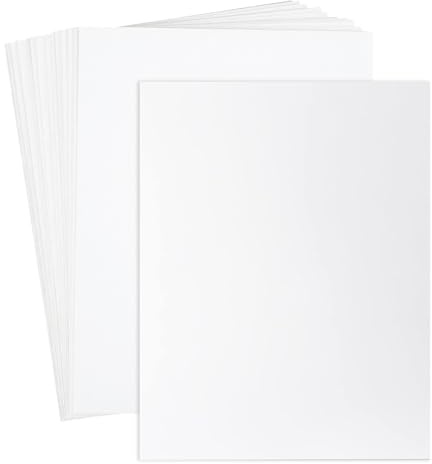 A6 Kraftpapperskort, 200 stycken tomma vykort, vita indexkort, blanka vykort, tryckbart, papper, 300 g/m², 10,5 x 14,8 cm för egendesign, gör-det-själv gratulationskort